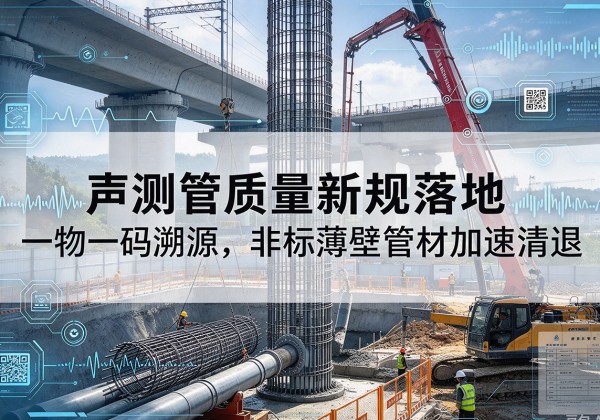 柘城声测管质量新规落地，一物一码溯源，非标薄壁管材加速清退