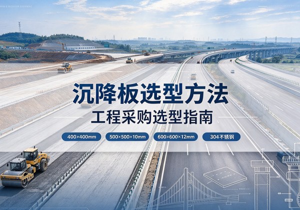 柘城沉降板选择方法